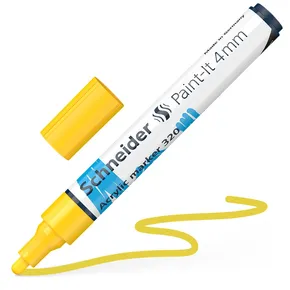 Akrylový popisovač Schneider Paint-It 320 žlutá